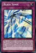 Yugioh Black Sonic DRLG-EN030 Secret Rare 1st Edition LP