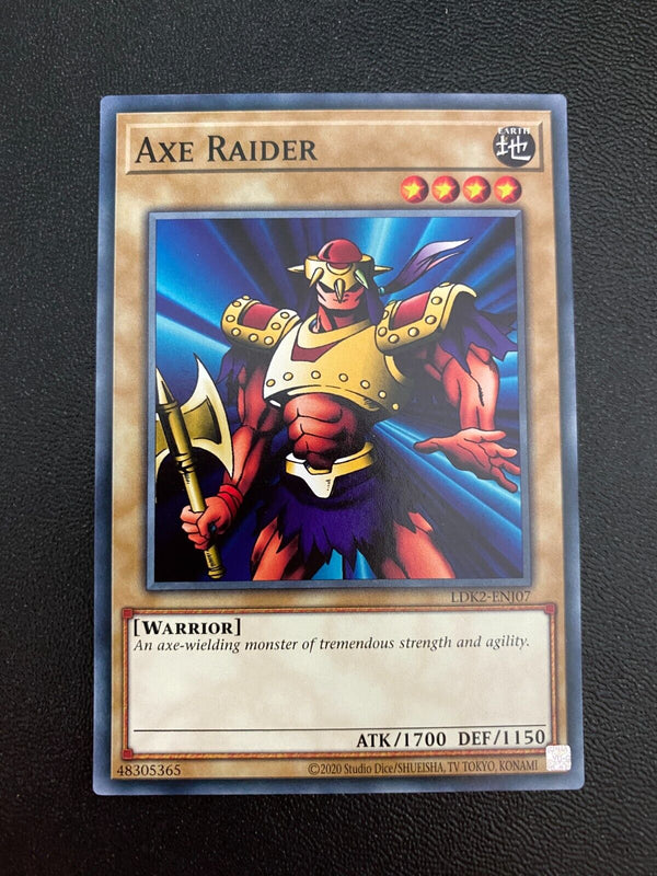 Yugioh Axe Raider LDK2-ENJ07 Common Unlimited Edition NM