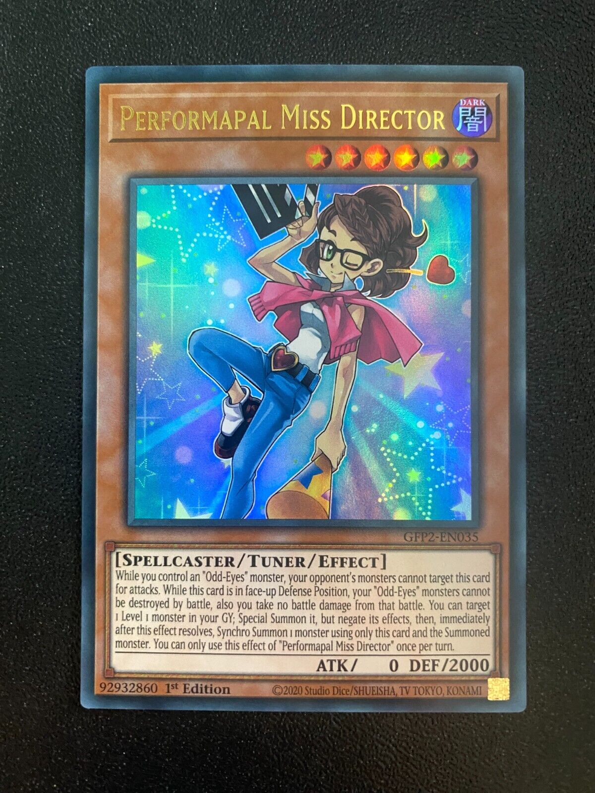 Yugioh Performapal Miss Director GFP2-EN035 Ultra Rare 1st Edition NM/MINT