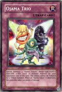 Yugioh Ojama Trio DR1-EN209 Common Unlimited Edition DAMAGED