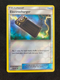 Pokemon Electrocharger 139/181 Team Up Reverse Holo NM