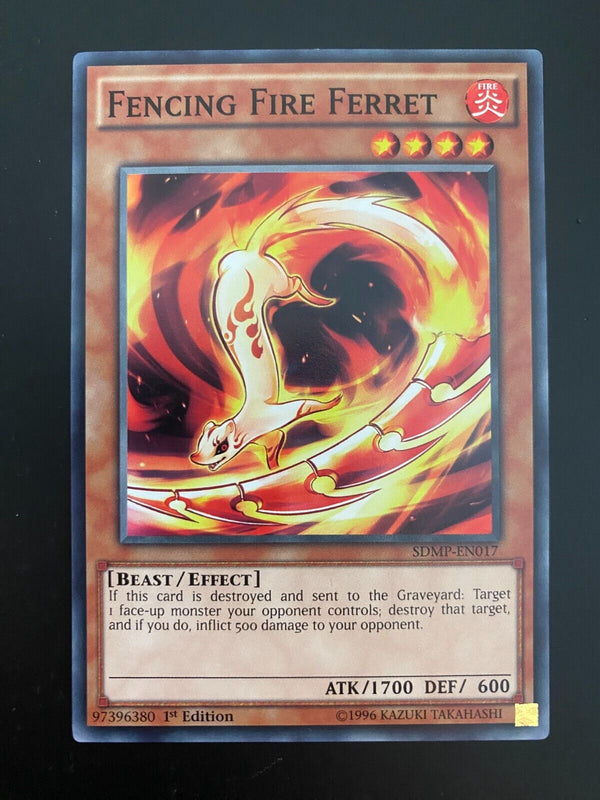 Yugioh Fencing Fire Ferret SDMP-EN017 Common 1st Edition NM