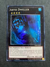 Yugioh Abyss Dweller THSF-EN047 Super Rare 1st Edition/Unlimited Edition MP/LP