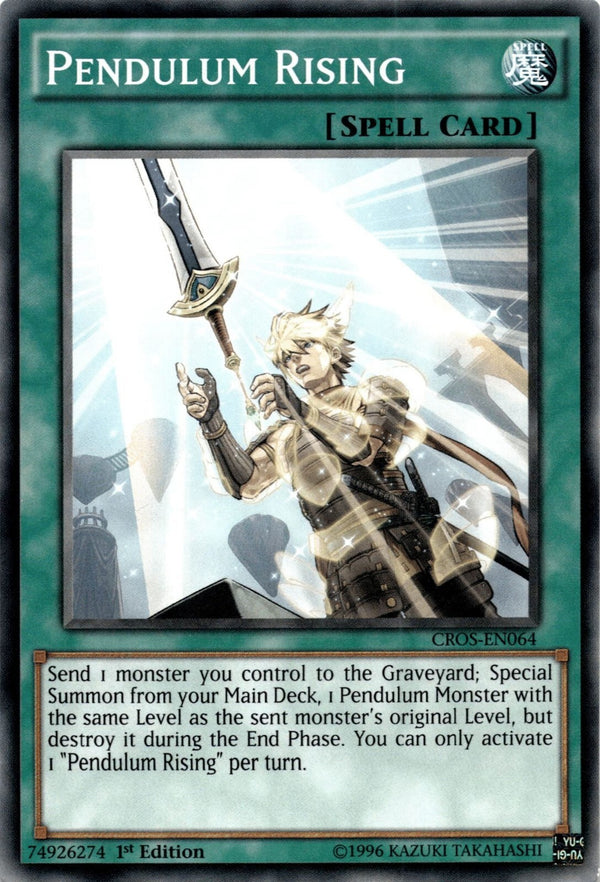 Yugioh Pendulum Rising CROS-EN064 Common 1st Edition NM