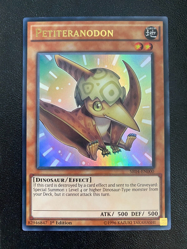 Yugioh Petiteranodon SR04-EN000 Ultra Rare 1st Edition NM