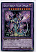 Yugioh Greedy Venom Fusion Dragon FUEN-EN010 Secret Rare 1st Edition NM