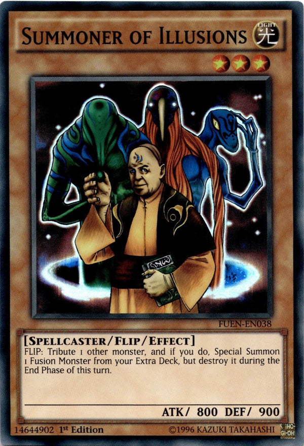 Yugioh Summoner of Illusions FUEN-EN038 Super Rare 1st Edition NM