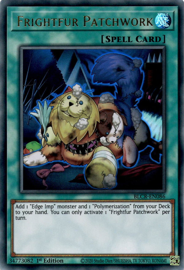 Yugioh Frightfur Patchwork BLCR-EN086 Ultra Rare 1st Edition NM