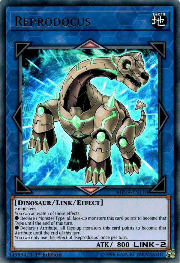 Yugioh Reprodocus MP19-EN110 Ultra Rare 1st Edition VLP/NM