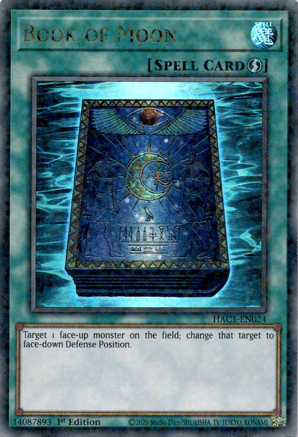 Yugioh Book of Moon HAC1-EN024 Duel Terminal Rare 1st Edition NM