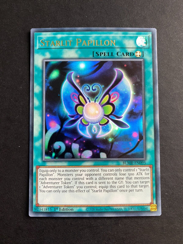 Yugioh Starlit Papillon BLMR-EN095 Ultra Rare 1st Edition LP