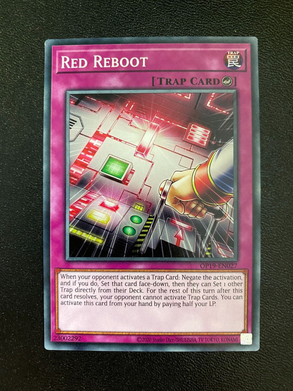 Yugioh Red Reboot OP19-EN027 Common Unlimited Edition LP