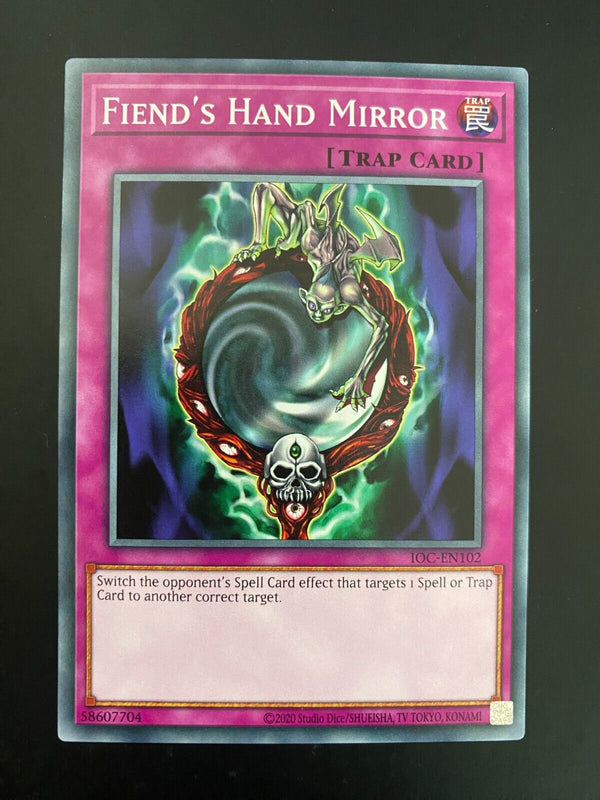 Yugioh Fiend's Hand Mirror IOC-EN102 Common Unlimited Edition NM/MINT