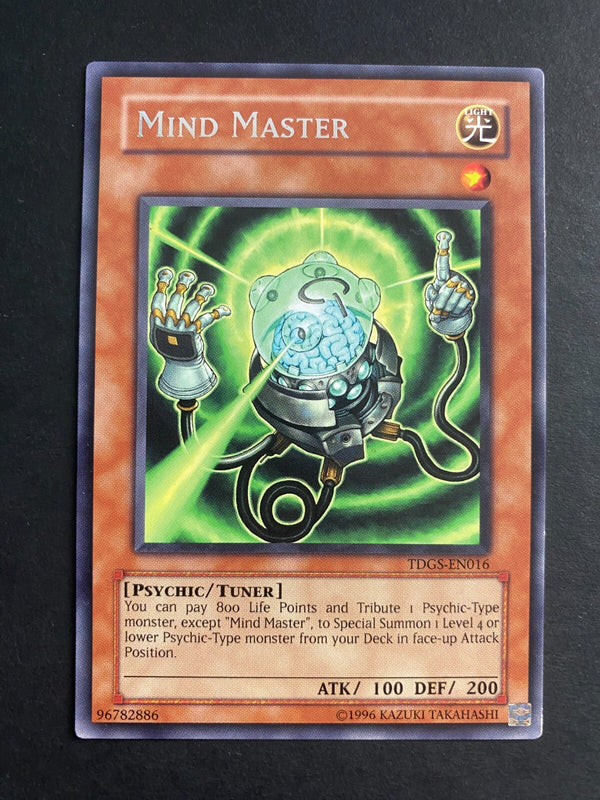 Yugioh Mind Master TDGS-EN016 Rare Unlimited Edition LP