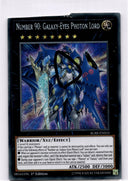 Yugioh Number 90: Galaxy-Eyes Photon Lord BLRR-EN033 Secret Rare  DAMAGED - CUT