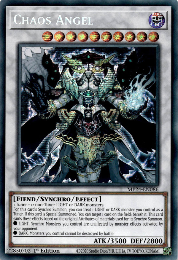 Yugioh Chaos Angel MP24-EN086 Secret Rare 1st Edition NM