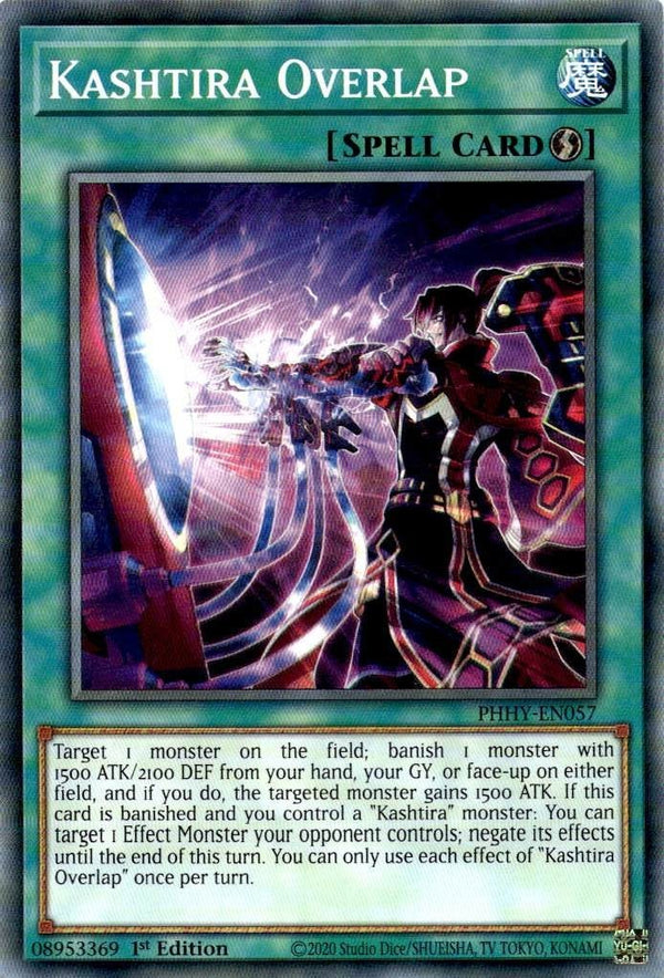 Yugioh Kashtira Overlap PHHY-EN057 Common 1st Edition LP
