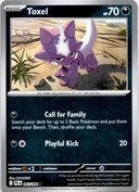 Pokemon Toxel 067/094 Phantasmal Flames Reverse Holo NM