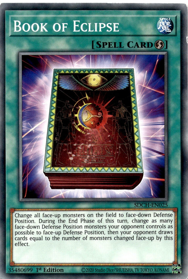 Yugioh Book of Eclipse SDCH-EN025 Common 1st Edition MP
