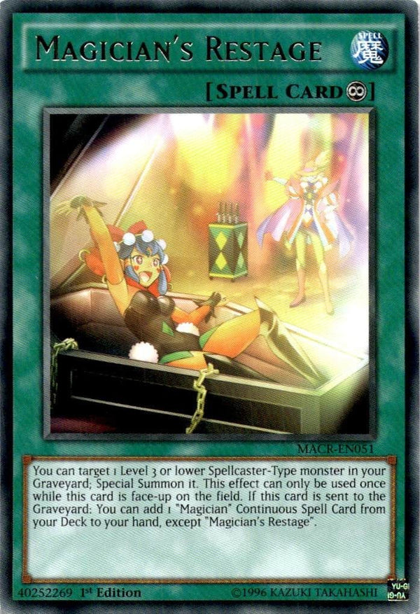 Yugioh Magician's Restage MACR-EN051 Rare 1st/unl Edition LP