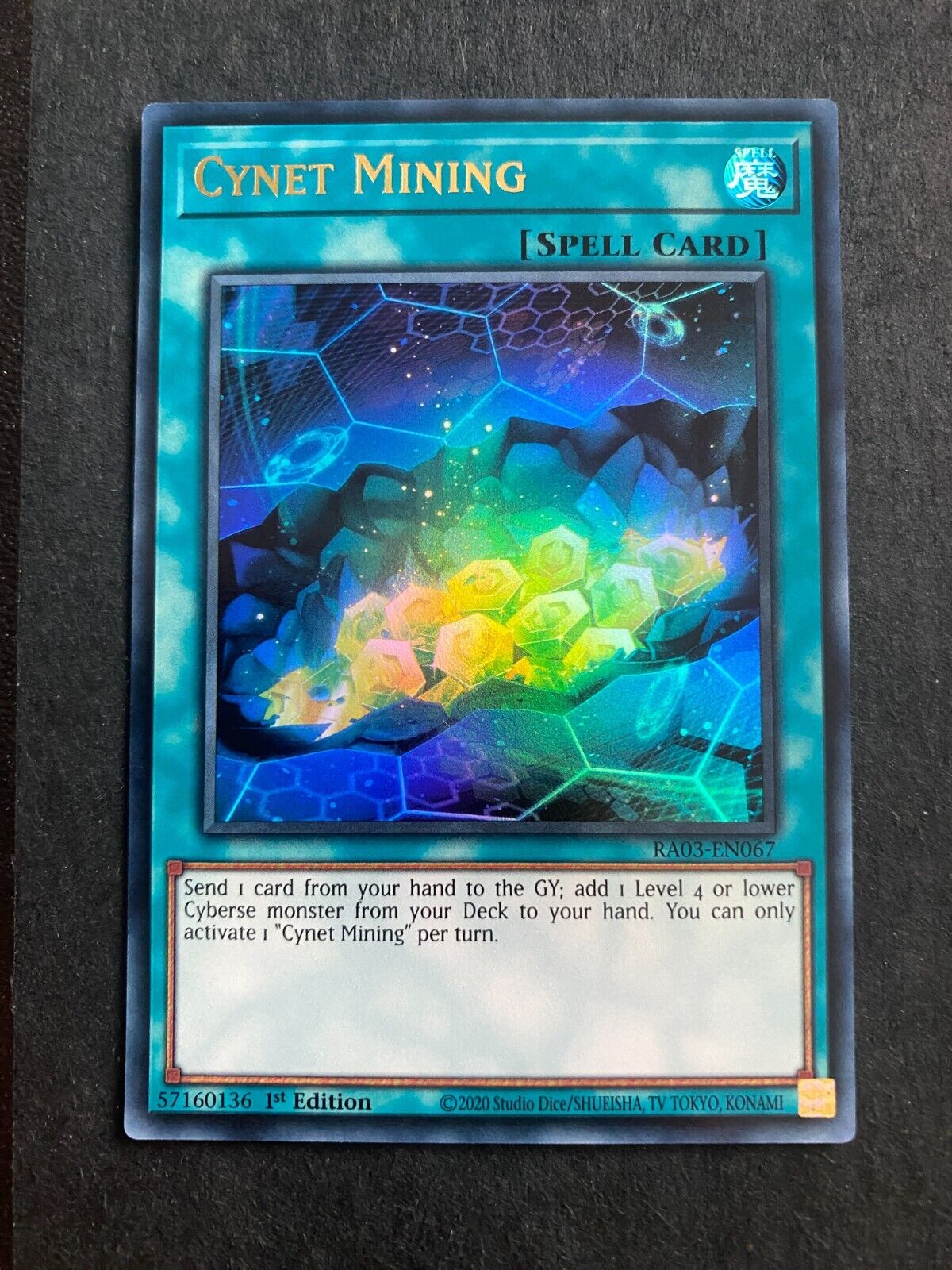 Yugioh Cynet Mining RA03-EN067 Ultra Rare 1st Edition NM