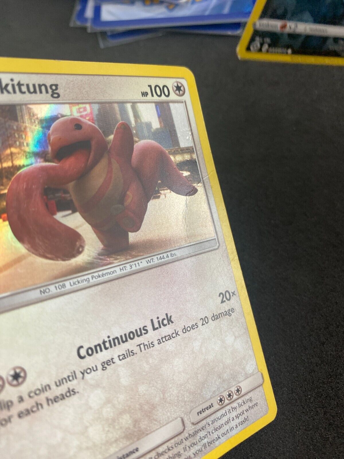 Pokemon Lickitung 16/19 Detective Pikachu Holo HP-MP