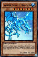 Yugioh White Night Dragon LCGX-EN205 Ultra Rare Unlimited Edition NM