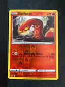 Pokemon Sizzlipede 038/202 Sword Shield Base Reverse Holo NM