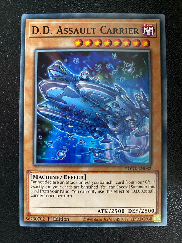 Yugioh D.D. Assault Carrier BODE-EN082 Common 1st Edition NM