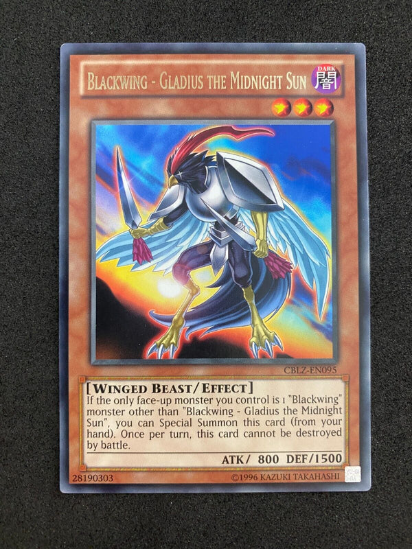 Yugioh Blackwing Gladius The Midnight Sun CBLZ-EN095 Unlimited NM