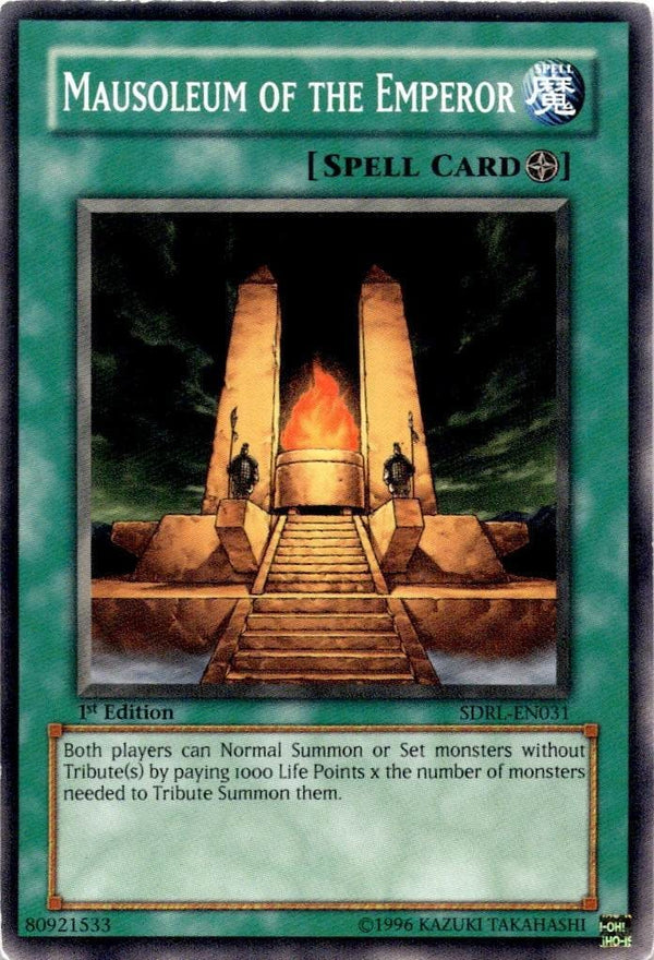 Yugioh Mausoleum of the Emperor SDRL-EN031 Common 1st Edition MP