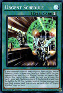 Yugioh Urgent Schedule RA05-EN064 NA Print Super Rare 1st Edition NM