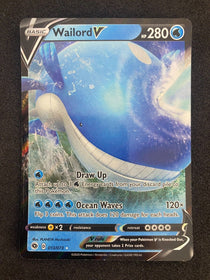 Pokemon Wailord V 013/073 Champion's Path Full Art Holo NM-MINT