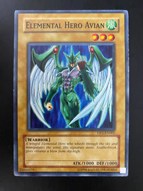 Yugioh Elemental Hero Avian DP1-EN001 Common Unlimited Edition LP/VLP