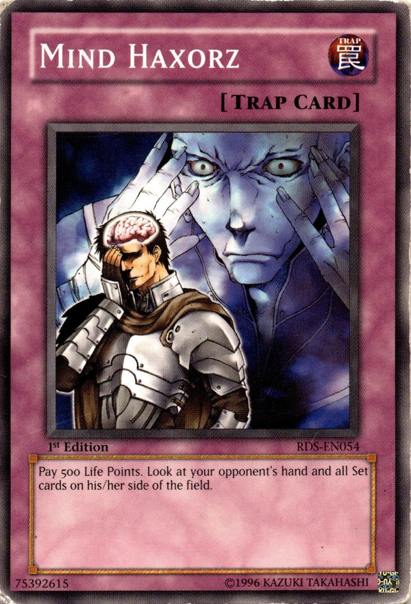 Yugioh Mind Haxorz RDS-EN054 Common 1st Edition HP