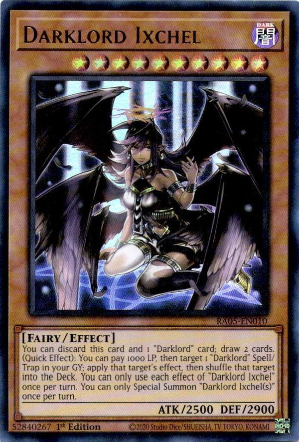 Yugioh Darklord Ixchel RA05-EN010 NA Print Ultra Rare 1st Edition NM