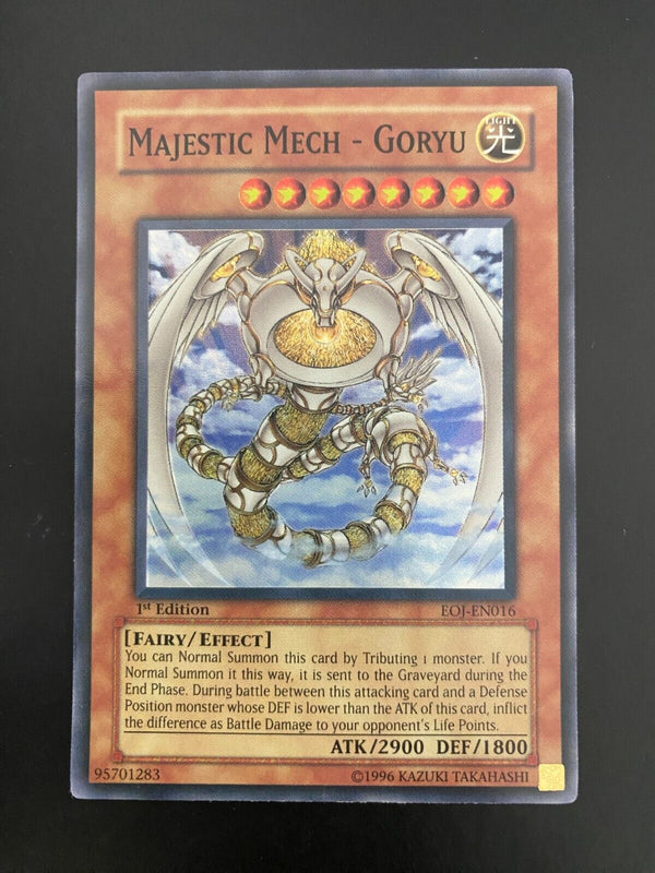 Yugioh Majestic Mech - Goryu EOJ-EN016 Super Rare 1st Edition MP