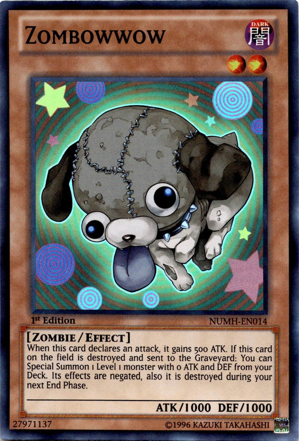 Yugioh Zombowwow NUMH-EN014 Super Rare 1st Edition NM