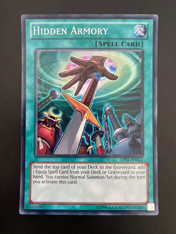 Yugioh Hidden Armory AP01-EN012 Super Rare Unlimited Edition LP (NICE FRONT)