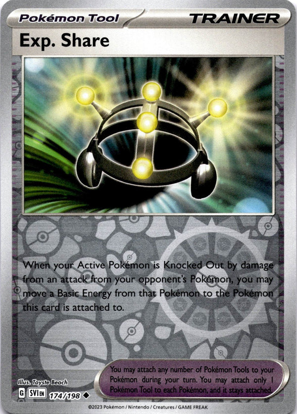 Pokemon Exp. Share 174/198 Scarlet Violet Base Reverse Holo NM