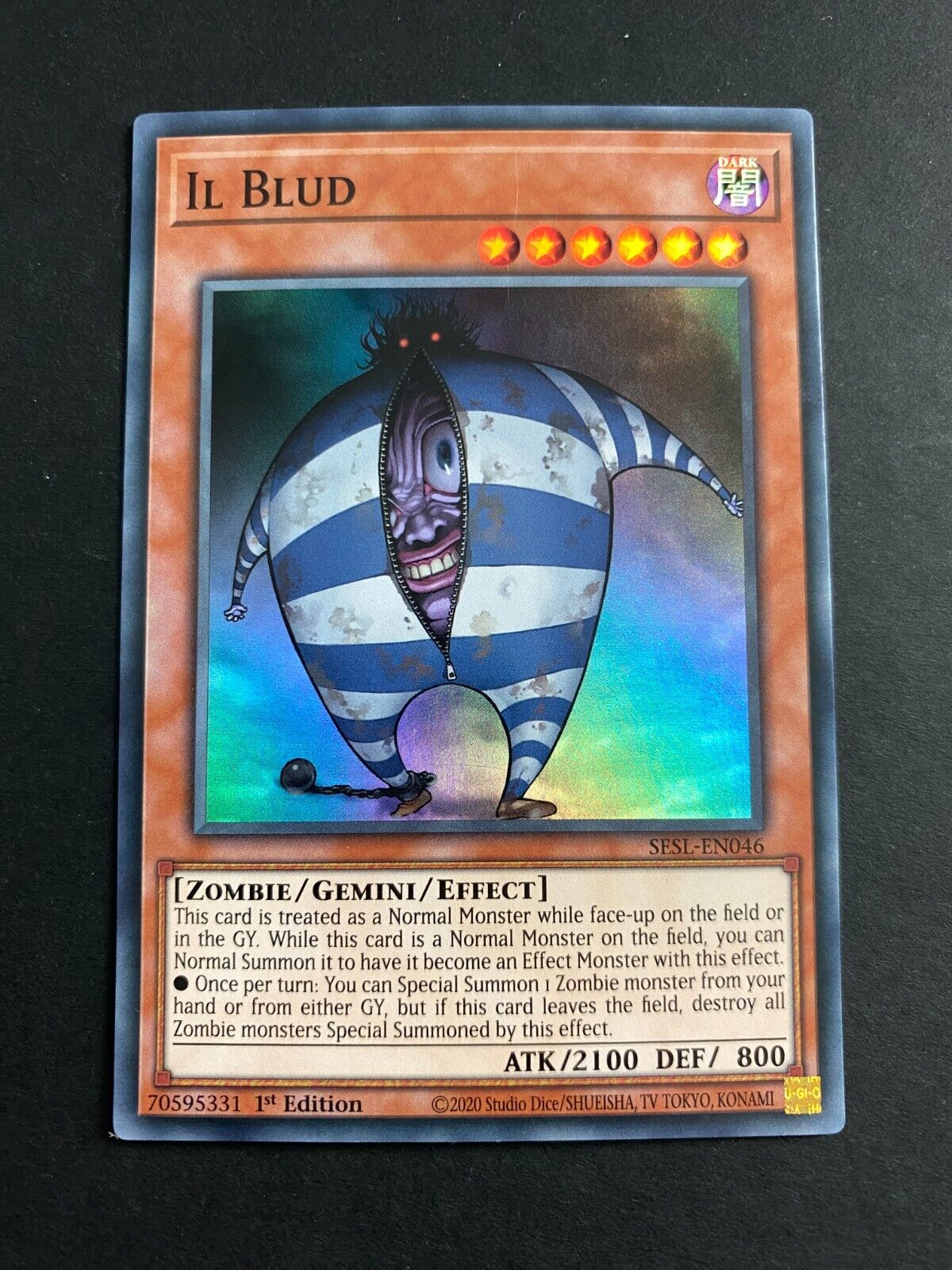 Yugioh Il Blud SESL-EN046 Super Rare 1st Edition VLP/NM