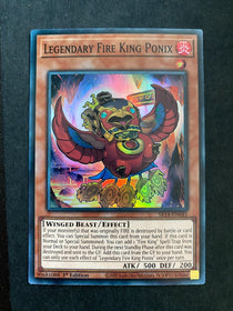 Yugioh Legendary Fire King Ponix SR14-EN045 Super Rare 1st Edition NM