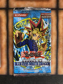 Yugioh Legend of Blue Eyes LOB Unl Edition Booster Pack Empty Wrapper No Cards