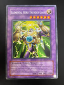 Yugioh Elemental Hero Thunder Giant DP1-EN011 Rare Unlimited Edition MP