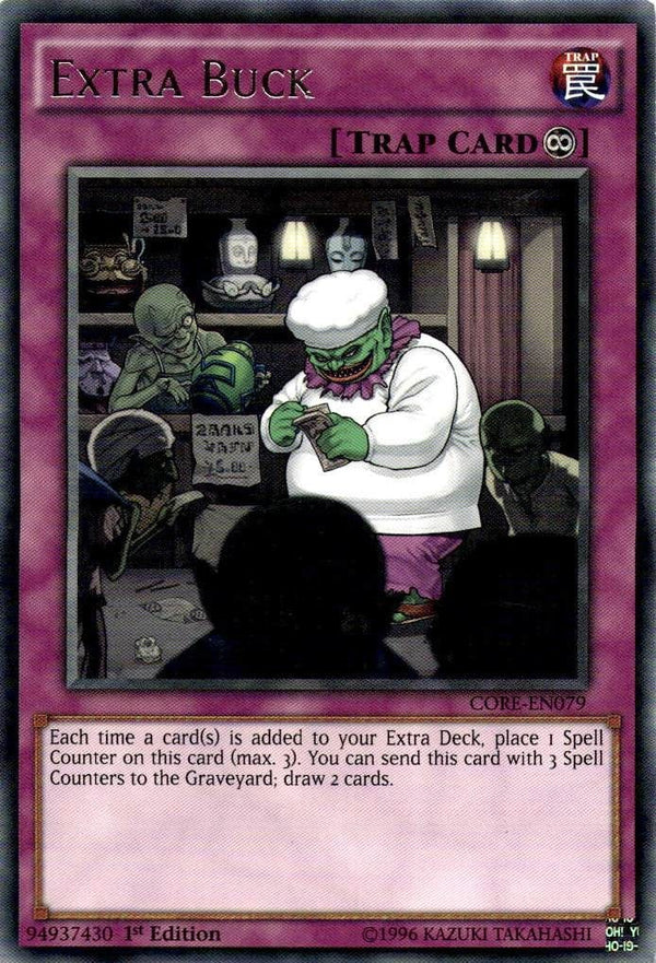 Yugioh Extra Buck CORE-EN079 Rare 1st Edition LP/NM