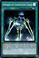 Yugioh Swords of Concealing Light RA05-EN059 NA Print Super Rare 1st Edition NM
