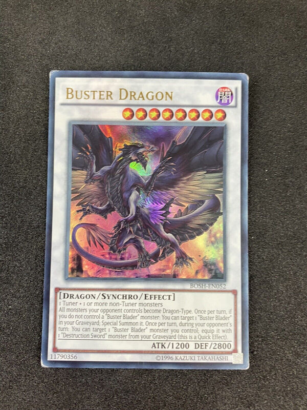 Yugioh Buster Dragon BOSH-EN052 Ultra Rare 1st Edition MP