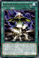 Yugioh Fusion Conscription CROS-EN053 1st Edition DAMAGED