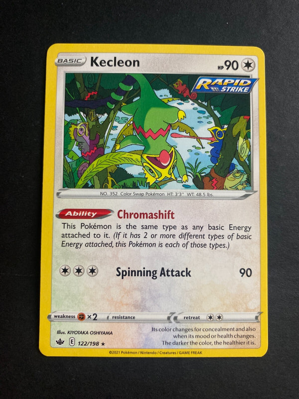Pokemon Kecleon 122/198 Chilling Reign Rare Non Holo NM