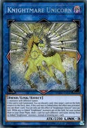 Yugioh Knightmare Unicorn FLOD-EN047 Secret Rare 1st/unl Edition NM